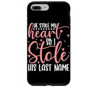 Mi ha rubato il cuore così ho rubato il suo cognome moglie sposata Custodia per iPhone 7 Plus/8 Plus