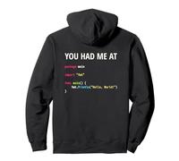 Mi Hai Avuto a Hello World - Go Programmer in Love Design Felpa con Cappuccio