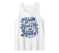 Mi Hai Avuto all'Aloha Tropical Hawaii Beach Sunset Vibes Surf Canotta