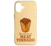 Mi hai fatto mangiare a Meat Tornado Funny Kebab & Gyro Ron Custodia per iPhone 16 Plus