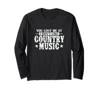 Mi Hai Perso a Non Mi Piace Country Music USA Maglia a Manica