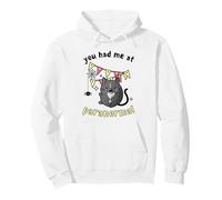 Mi Hai portato al Paranormal Spooky Halloween Cozy Mystery Cat Felpa con Cappuccio