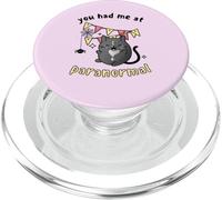 Mi hai portato al Paranormal Spooky Halloween Cozy Mystery Cat PopSockets PopGrip per MagSafe