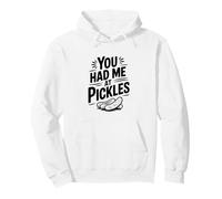 Mi Hai preso da Pickles Funny Food Lover Felpa con Cappuccio