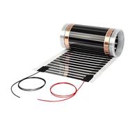 Mi-Heat 4 m Riscaldamento Elettrico a Infrarossi Pellicola Riscaldante 24 V 220 W/m² Pavimento per Camion Furgoni Casette da Giardino Officine Garage Valigette Batterie Portautensili Bassa Tensione
