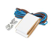 Mi-Heat Set di collegamento per un montaggio sicuro di una pellicola riscaldante a raggi infrarossi, 2 connettori, nastro vulcanizzante e cavo di collegamento doppio isolato, riscaldamento a pavimento