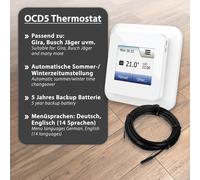 Mi-Heat Set Riscaldamento Infrarot a Pavimento Film 80W/m² 230V 80cm Nero