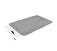 Mi-Heat Sottotappeto riscaldabile 100x140cm - Riscaldamento sotto il tappeto Tappeto riscaldato Tappeto riscaldato fino a 30°C - 3 livelli di riscaldamento e timer