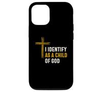 Mi identifico come figlio di Dio identità spirituale cristiana Custodia per iPhone 12/12 Pro