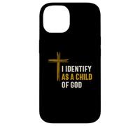 Mi identifico come figlio di Dio identità spirituale cristiana Custodia per iPhone 14