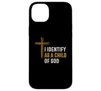Mi identifico come figlio di Dio identità spirituale cristiana Custodia per iPhone 14 Plus