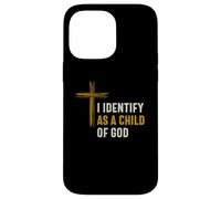Mi identifico come figlio di Dio identità spirituale cristiana Custodia per iPhone 14 Pro Max