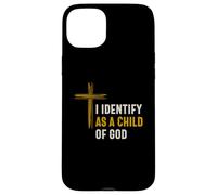 Mi identifico come figlio di Dio identità spirituale cristiana Custodia per iPhone 15 Plus