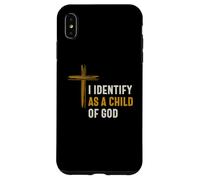 Mi identifico come figlio di Dio identità spirituale cristiana Custodia per iPhone XS Max