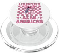 Mi identifico come patriottico della bandiera americana del 4 luglio USA PopSockets PopGrip per MagSafe