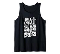 Mi inginocchio Solo a Un Uomo Morto sulla Croce Canotta