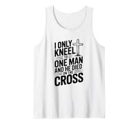 Mi inginocchio Solo a Un Uomo Morto sulla Croce Canotta