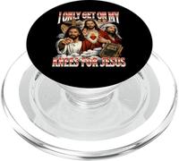 Mi inginocchio solo per Gesù - Pasqua Christian Faith PopSockets PopGrip per MagSafe