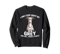 Mi Interessa Solo Il Mio Amante dei Cani Greyhound Funny Greyhound Felpa