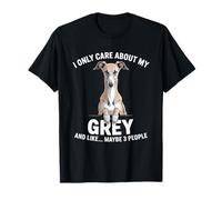 Mi Interessa Solo Il Mio Amante dei Cani Greyhound Funny Greyhound Maglietta