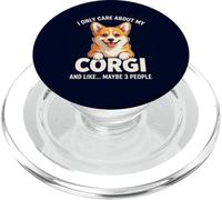 Mi interessa solo il mio Corgi e 3 persone amanti dei cani divertenti PopSockets PopGrip per MagSafe