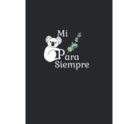 Mi Koala Para Siempre - Quaderno koala XL a quadretti senza margine - Nero: Taccuino appunti - B5 - Copertina flessibile - Per chi ama i koala - 200 pagine
