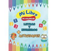 Mi libro de colorear letras y números