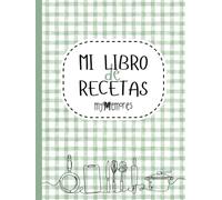 Mi libro de recetas: para completar con recetas de cocina propias