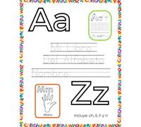Mi Libro del Alfabeto / My alphabet book: Libro de trazar / Tracing Book