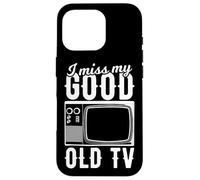 Mi manca il look vintage della vecchia TV Custodia per iPhone 16 Pro