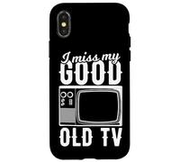 Mi manca il look vintage della vecchia TV Custodia per iPhone X/XS