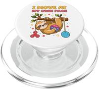 Mi muovo al mio ritmo Sloth Boy Girl Fidget Sensory Play PopSockets PopGrip per MagSafe