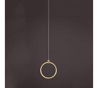 MI-NI Copper Chandelier LED Three-Tone Light Modern Light Luxury - Art Decoration Pendant Light Bedroom Bedside Porch Single Head Long Line Ceiling Hanging Lamp Adjustable,for Kitchens
