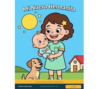 Mi Nuevo Hermanito: Un Libro para Colorear Sobre la Espera, los Celos y el Día en que Él Te Agarró el Dedo | Líneas Gruesas, Una Cara | 4 a 8 Años
