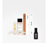 MI-NY Peel Off Lac Nail Kit con Colore Rosso Lipstick Red - Smalto Semipermanente Peel Off per Unghie Porose o Sottili, Facile Rimozione Senza Acetone, Manicure Professionale a Casa
