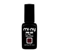 MI-NY Smalto Semipermanente Peel Off - Brick Red - Gel senza Base e Top Coat, Rimozione con Acqua Calda, Formula Vegan Friendly, Durata Fino 15 Giorni, Manicure Rapida in 5 minuti