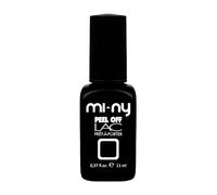 MI-NY Smalto Semipermanente Peel Off - Deep Black - Gel senza Base e Top Coat, Rimozione con Acqua Calda, Formula Vegan Friendly, Durata Fino 15 Giorni, Manicure Rapida in 5 minuti