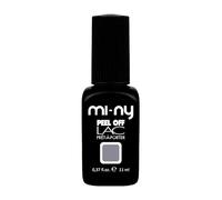 MI-NY Smalto Semipermanente Peel Off grigio- Soft Grey - Gel senza Base e Top Coat, Rimozione con Acqua Calda, Formula Vegan Friendly, Durata Fino 15 Giorni, Manicure Rapida in 5 minuti