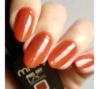 MI-NY Smalto Semipermanente Peel Off Lac marrone, Sugar Almond, Gel senza Base e Top Coat, Rimozione con Acqua Calda, Formula Vegan Friendly, Durata Fino 15 Giorni, Manicure Rapida in 5 minuti