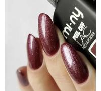 MI-NY Smalto Semipermanente Peel Off Lac rosso, Winetasting, Gel senza Base e Top Coat, Rimozione con Acqua Calda, Formula Vegan Friendly, Durata Fino 15 Giorni, Manicure Rapida in 5 minuti