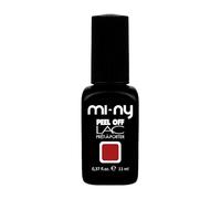 MI-NY Smalto Semipermanente Peel Off - Orange-Red - Gel senza Base e Top Coat, Rimozione con Acqua Calda, Formula Vegan Friendly, Durata Fino 15 Giorni, Manicure Rapida in 5 minuti