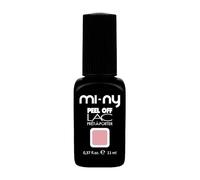 MI-NY Smalto Semipermanente Peel Off - Plastic Nude - Gel senza Base e Top Coat, Rimozione con Acqua Calda, Formula Vegan Friendly, Durata Fino 15 Giorni, Manicure Rapida in 5 minuti