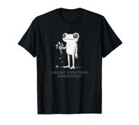 Mi pento subito di Tutto Frog Funny Meme Design Maglietta