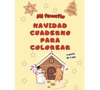 Mi pequeño libro favorito de Navidad para colorear Libro de Navidad para colorear para niños a partir de 1 año: Libro para colorear diseñado con ... | Fomenta la creatividad y la motricidad