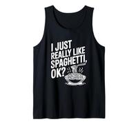 Mi piacciono Davvero Gli Spaghetti Ok? Divertente Amante della Pasta Canotta