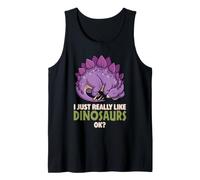 Mi piacciono Davvero i Dinosauri Ok Stegosauro preistorico Dino Canotta