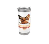 Mi piacciono davvero i polli Ok Farm Easter Egger Pollo Bicchiere termico in acciaio inox doppia parete