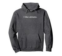 Mi piacciono Gli atri Felpa con Cappuccio, Unisex per Adulti, Grigio Scuro, XL