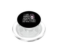 Mi piacciono gli spettacoli di omicidi e vestiti comodi e forse 3 persone PopSockets PopGrip per MagSafe