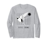 Mi piacciono Gli Uccelli (Bird Graphic) Maglia a Manica